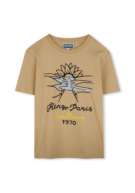 T-shirt con stampa KENZO KIDS | K6116721D